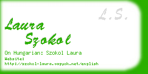 laura szokol business card